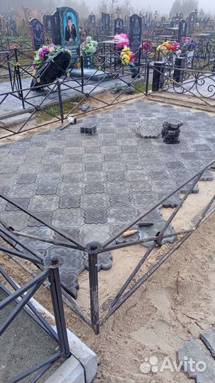 Благоустройство мест захоронений на кладбищах