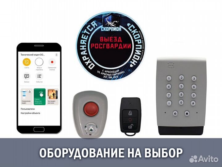 Пультовая охрана. Тревожная кнопка