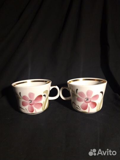 Чашки СССР (Вербилки, Песочное, Кузнецов и др.)