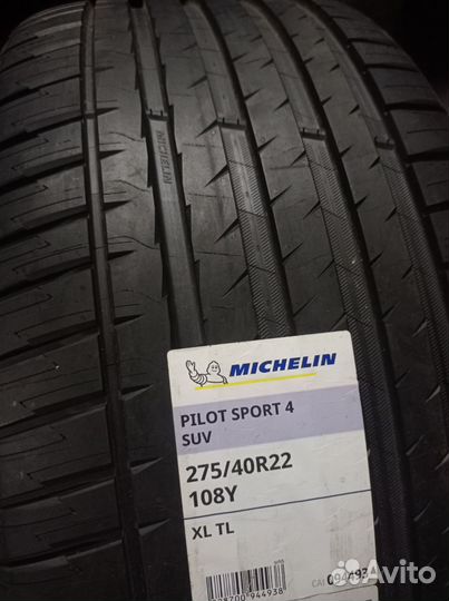 Michelin Pilot Sport 4 SUV 275/40 R22 108Y