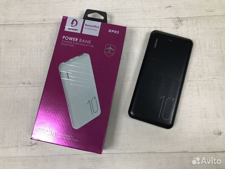 Портативный аккумулятор Denmen DP05 10000mAh черны