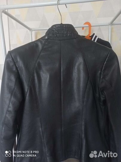 Куртка кожаная женская