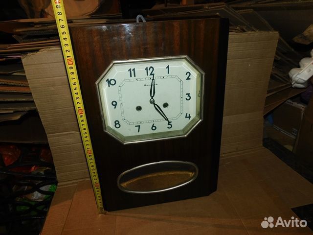 Старинные настенные часы Янтарь с боем СССР в инте