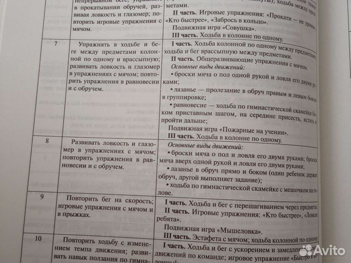 Планирование. Старшая группа. Васильева