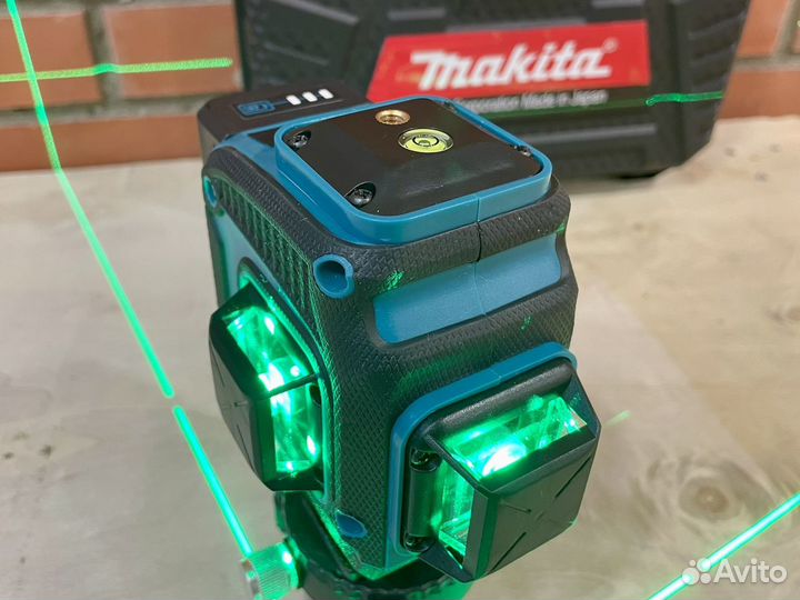 Лазерный уровень makita 4D нивелир 12 линий