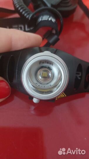 Налобный фонарь led lenser с чехлом
