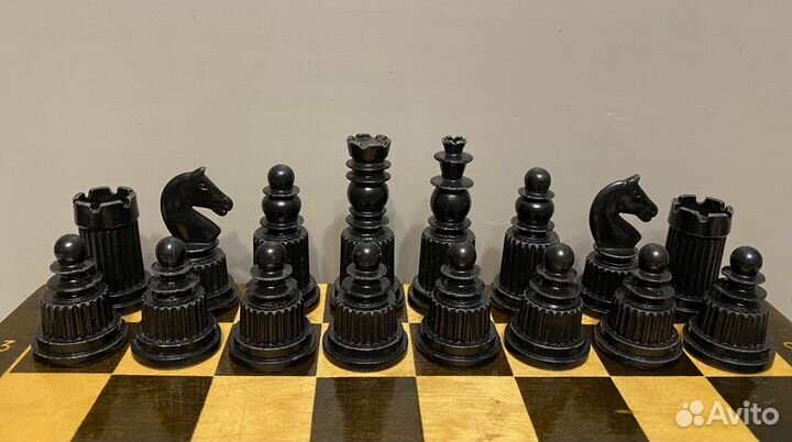 Шахматы из карболита СССР 1950е