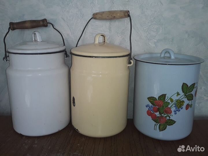 Бидон эмалированный СССР