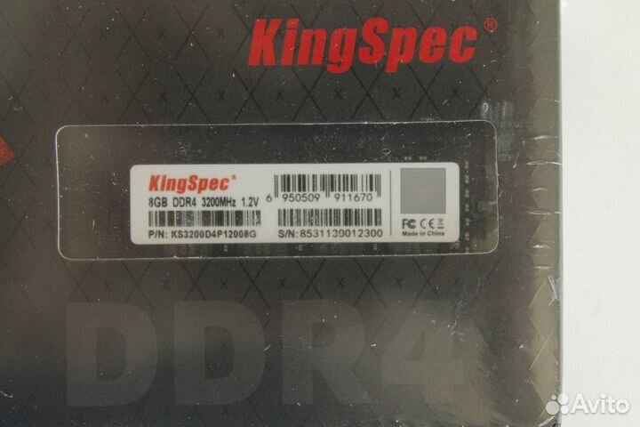 DDR4 8 GB 3200 MHz KingSpec