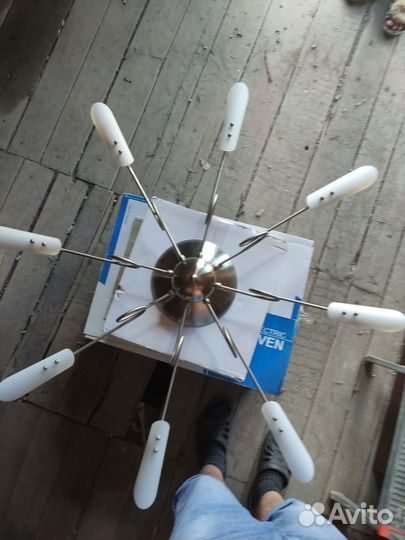 Люстра потолочная бу