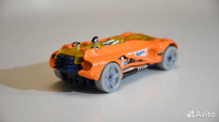 Игрушечный автомобиль Hotwheels (8см) (оранжевый ч