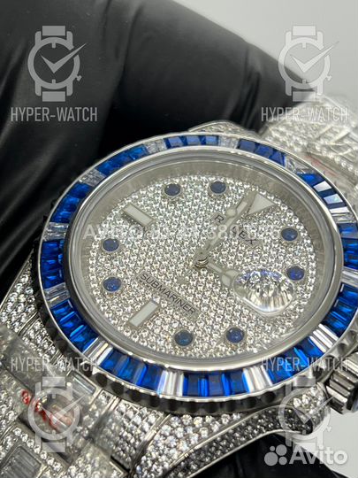 Часы Rolex Submariner 40mm Diamond Blue Steel