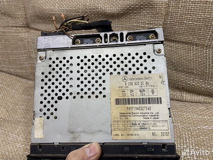 W210 Магнитола+Bluetooth Matsushita Мерседес 210