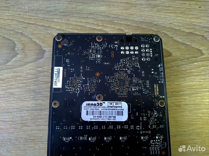 Видеокарты Nvidia GTX 1070ti 8gb, gddr5, 256 bit