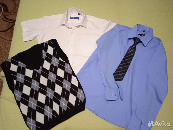Рубашки школьн. мальч(128р)