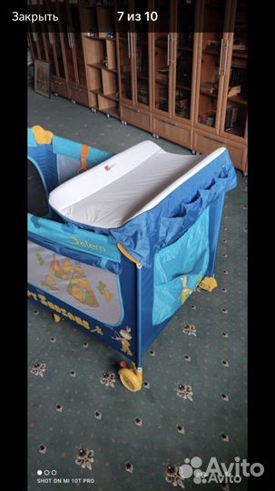 Детский манеж-кроватка