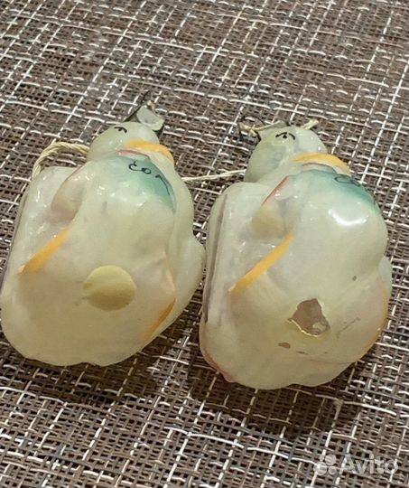 Ёлочная игрушка ссср. утка С соком