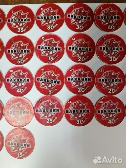 Фишки сотки bakugan