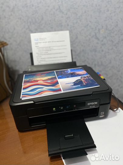 Цветной струйный мфу принтер с снпч