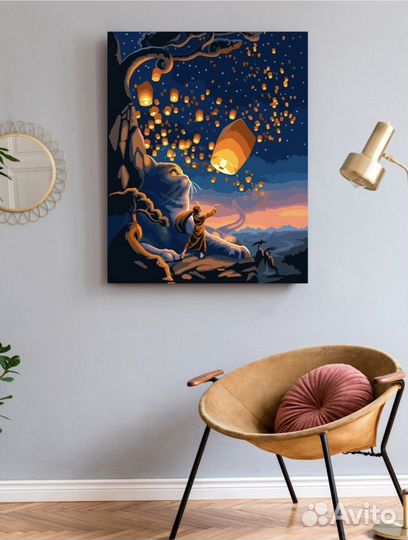 Готовая картина по номерам