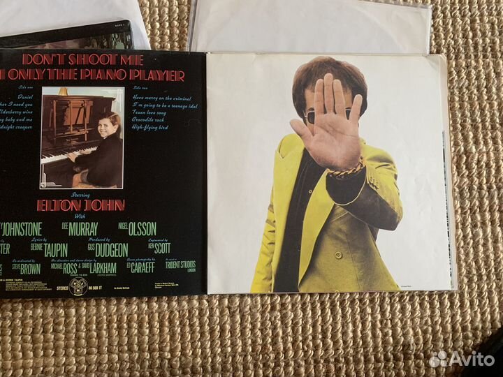 Elton John Captain Fantastic + Dont Shoot Me винил