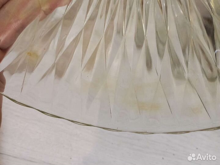 Конфетница салатница вазочка стекло СССР