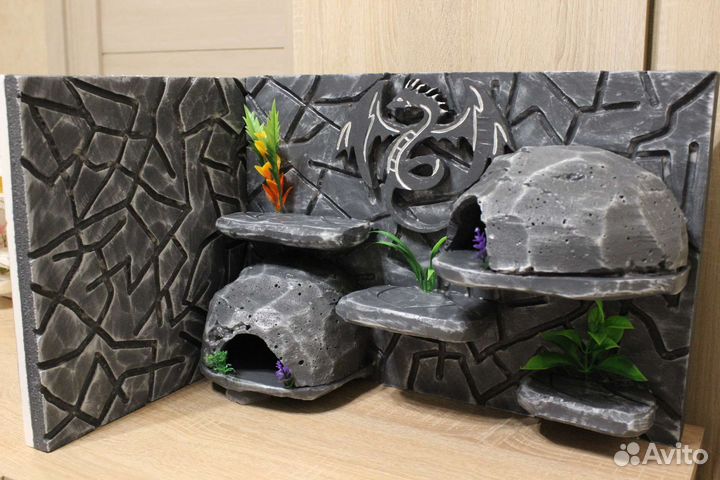 Новые террариумы для рептилий с оформлением