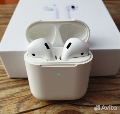 Беспроводные AirPods реплика белые,черные