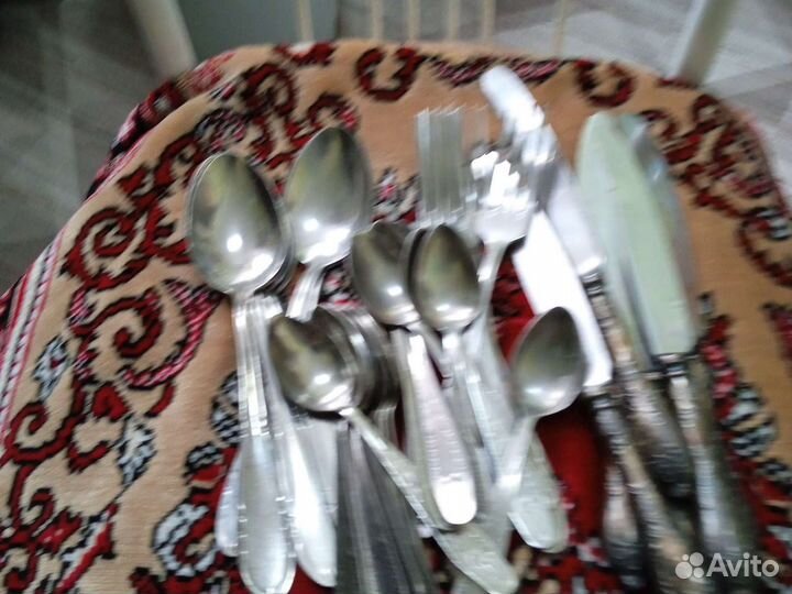 Кухонный набор нержавейка СССР и мельхиор