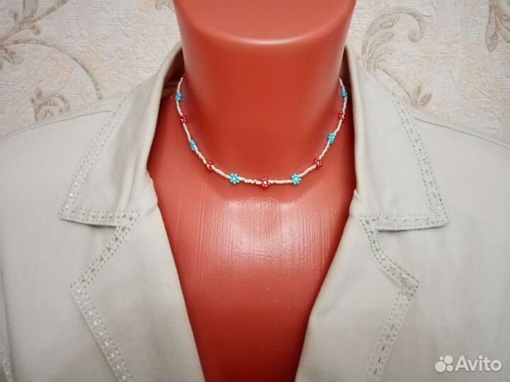 Чокер из бисера