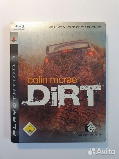 PS3 Colin Mcrae Dirt Steelbook. Лицензия