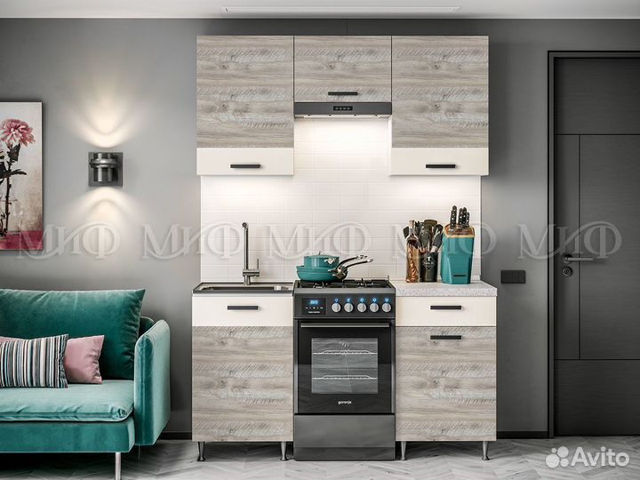 Кухонный гарнитур Рио крафт 1,5