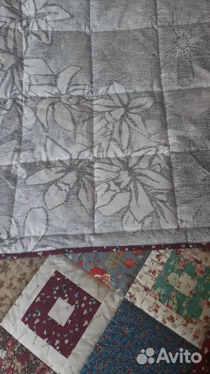 Одеяло лоскутное ручной работы