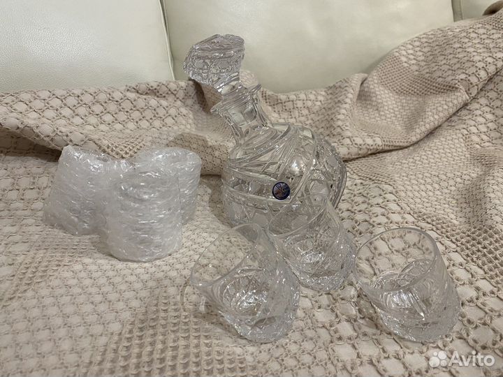 Набор графин и 6 стопок Приятель