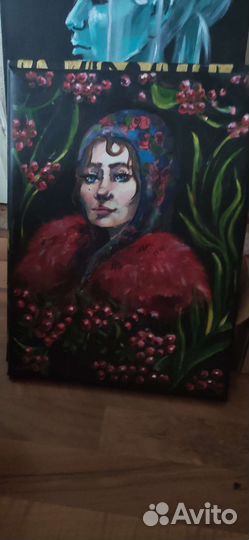 Картина акрилом на холсте