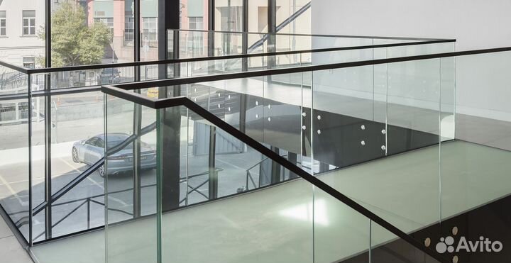 Ограждения из стекла в интерьер