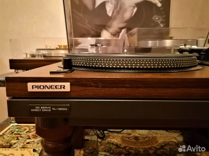 Pioneer PL-1200A. Проигрыватель+шелл+голова+игла