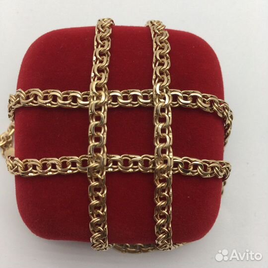 Г25 Цепь бисмарк,золото 585 (95685)