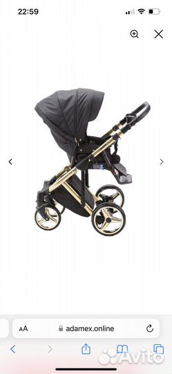 Коляска adamex 3 в 1