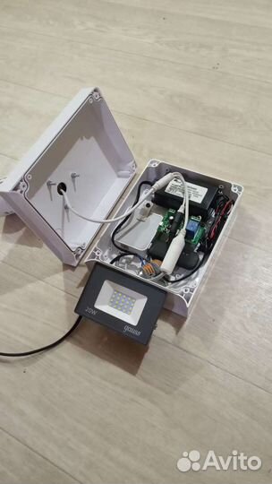 Уличный комплект видеонаблюдения для стройки