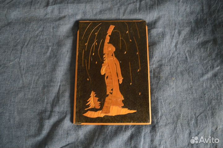 Винтажные картины из соломки