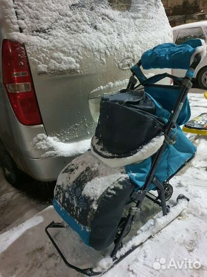 Детские санки коляска