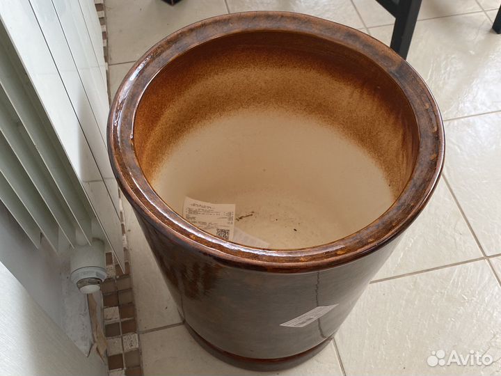 Цветочный горшок керамический