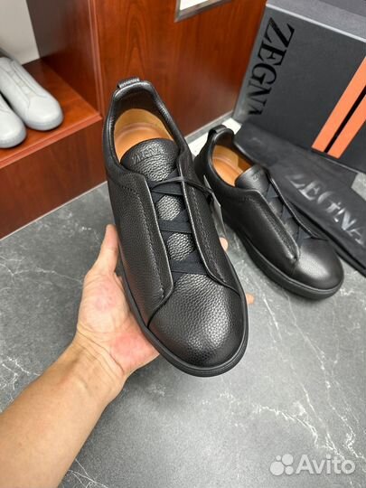 Кеды Zegna Black