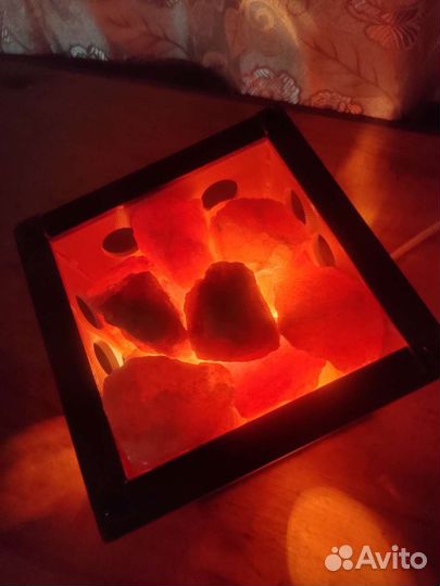 Соляная лампа-ночник