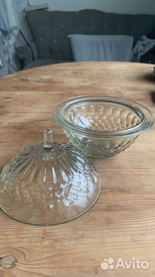 Конфетница стекло СССР