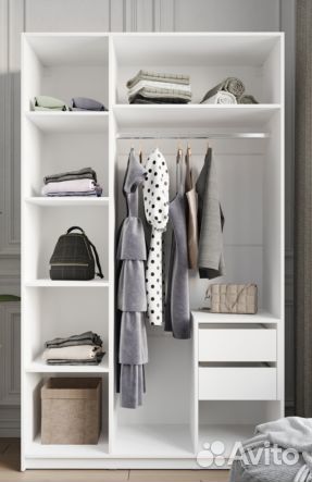 Шкаф распашной Мята 1200.1