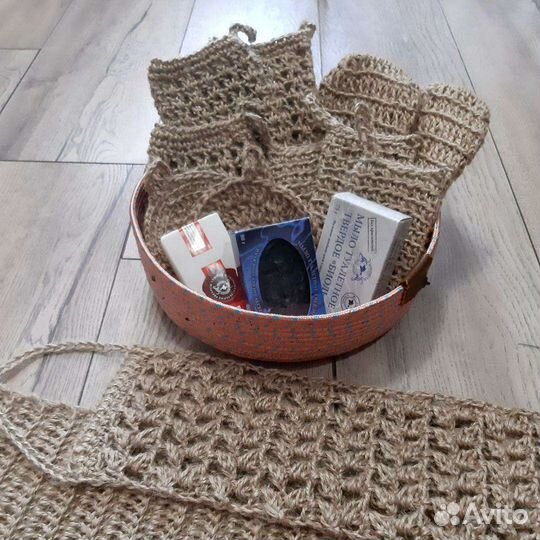 Мочалка ручной работы