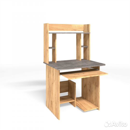 Стол ск 5 дуб золотой/ателье светл + надстройка