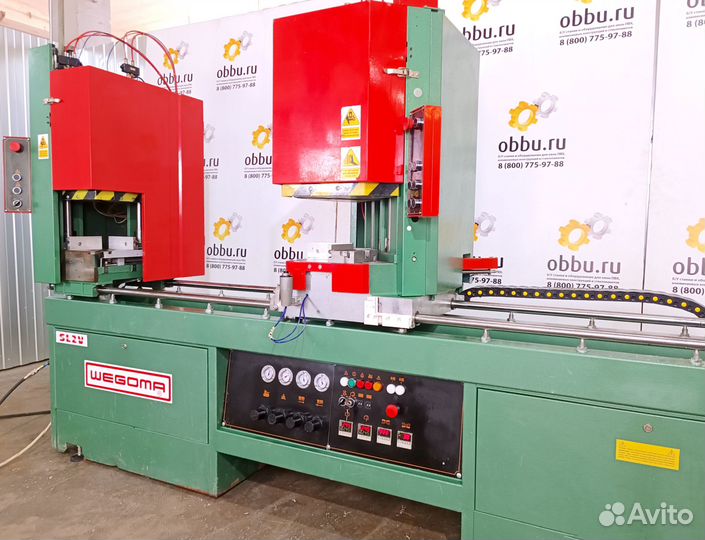 Двухголовочный сварочный станок для П В Х wegoma